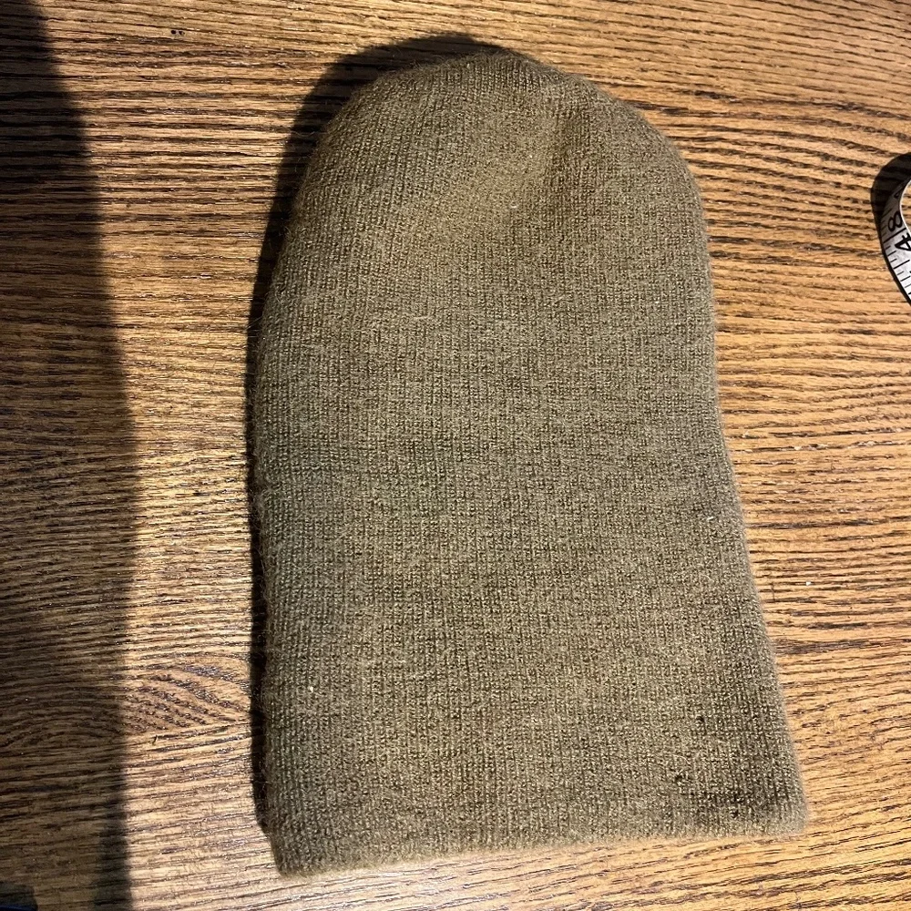Vintage 100 wool beanie vtg workwear like carhartt 90s grunge skater made in usa - Picture 2 of 8